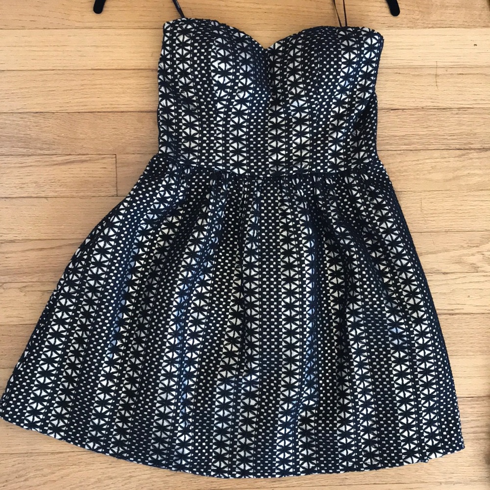 Metallic gold & Black forever 21 cocktail dress